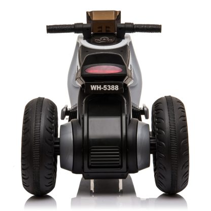 [US Warehouse] Children Dual-drive Ride On Car Electric Three Wheeled Motorcycle (White) - Image 3