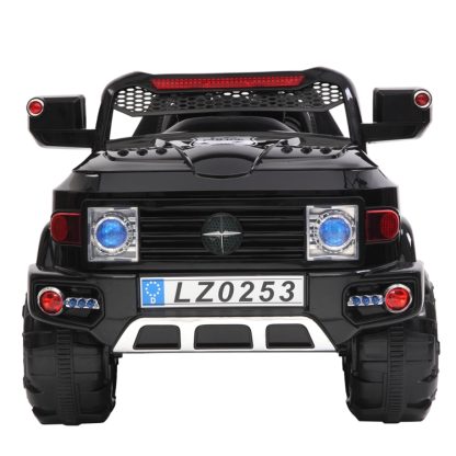 [US Warehouse] 12V 2.4GHz Kids Children Double Drive Remote Control Ride On Car Electric SUV Off-Road Police Car (Black) - Image 2