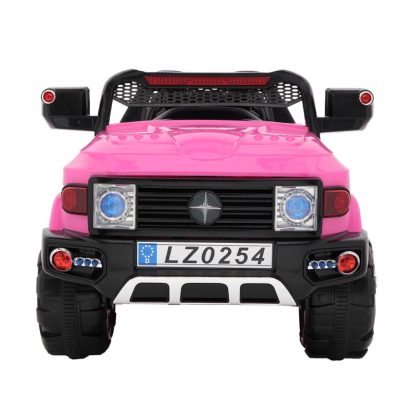 [US Warehouse] 12V 2.4GHz Kids Children Double Drive Remote Control Ride On Car Electric SUV Off-Road Police Car (Pink) - Image 2