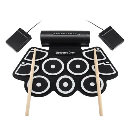 MD760 USB Electronic Drum Percussion Thicken Silicone Hand Roll Drum