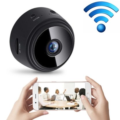 A9 720P Wifi Wireless Network Camera Wide-angle Recorder(Black)