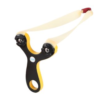Card Ball Small Bean Slingshot with Latex Bands, High-density Polyethylene Material