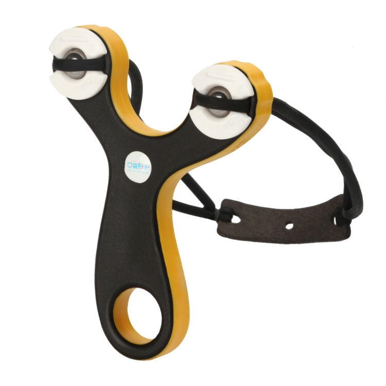 Card Ball Small Bean Slingshot with Latex Bands, High-density Polyethylene Material - Image 3