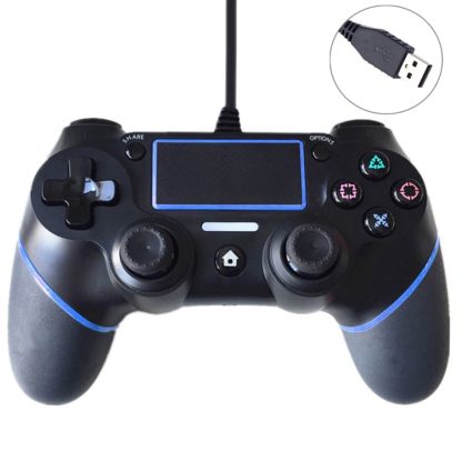 Wired Game Controller for Sony Playstation PS4(Blue)