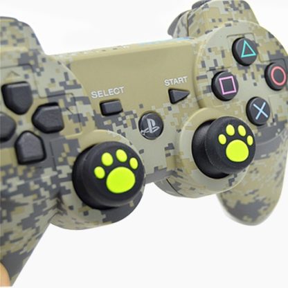 4 PCS Cute Cat Paw Silicone Protective Cover for PS4 / PS3 / PS2 / XBOX360 / XBOXONE / WIIU Gamepad Joystick(Blue) - Image 3