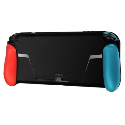 TPU Shell Handle Grip with Game Card Slot Anti-Shock Cover Silicone Case for Nintendo Switch, with Logo - Image 2