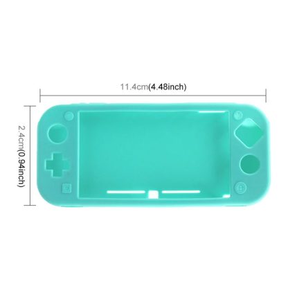 IPLAY Game Host Silicone Full Coverage Protective Case with Screen Protector for Switch Lite(Mint Green) - Image 2