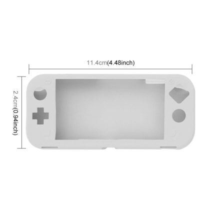 IPLAY Game Host Silicone Full Coverage Protective Case with Screen Protector for Switch Lite(Transparent) - Image 2