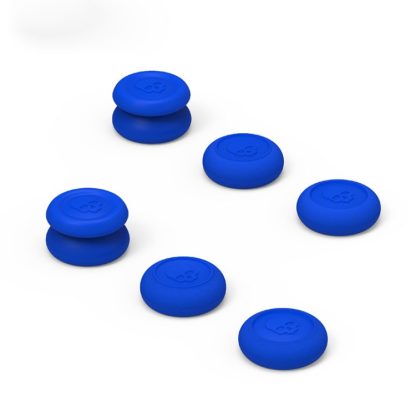 Left + Right Gamepad Rocker Cap Button Cover for NS Pro / PS4(Blue) - Image 2