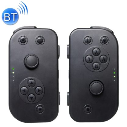 Left and Right Wireless Bluetooth Game Controller Gamepad for Switch Joy-con(Black)