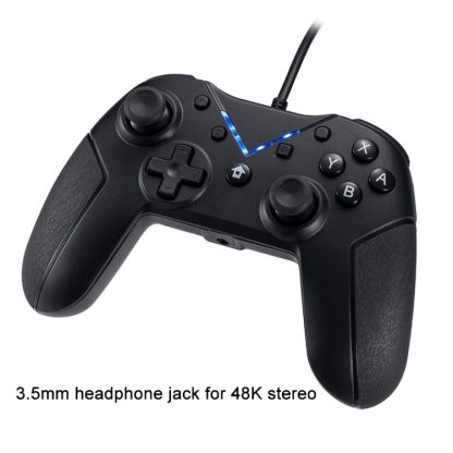 Wired Game Controller Gamepad for Switch, with Voice & 3.5mm Headphone Jack - Image 3