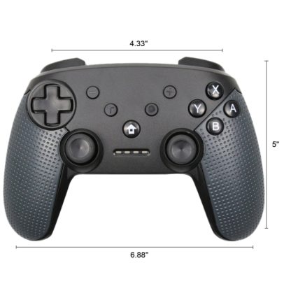 Wireless Bluetooth Game Controller Gamepad for Switch Pro, Support Turbo Function(Black) - Image 3