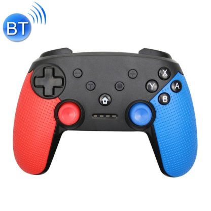 Wireless Bluetooth Game Controller Gamepad for Switch Pro, Support Turbo Function(Red Black)