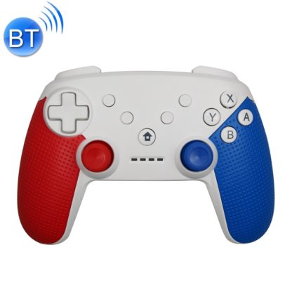 Wireless Bluetooth Game Controller Gamepad for Switch Pro, Support Turbo Function(White)