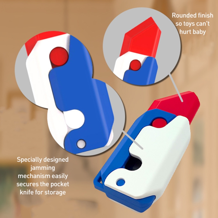 3D Decompression Toy Gravity Luminous Carrot Knife, Colors Shipped Randomly - Image 3