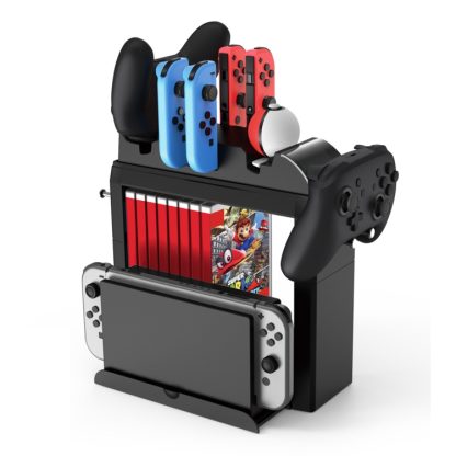 Game CD Card Disk Storage Divider Shelf Gamepad Hook Game Console Holder Multifunction Bracket for Nintendo Switch - Image 2