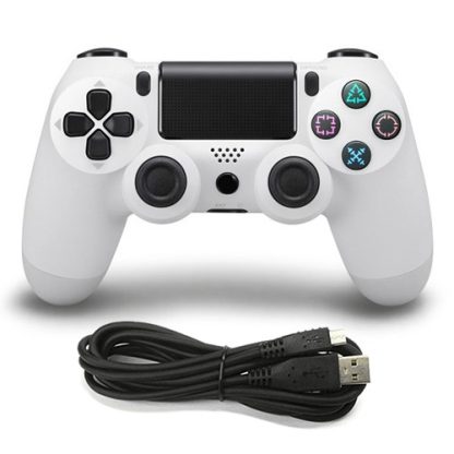 Wired Game Controller for Sony PS4(White)