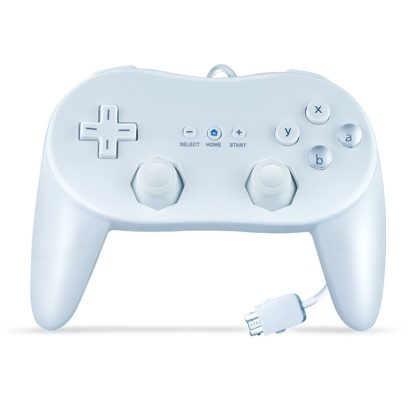 Classic Wired Game Controller Gaming Remote For Nintendo Wii(White)