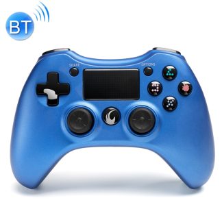 Bluetooth Gamepad Wireless Vibration Game Controller For PS4 / PC(Blue)
