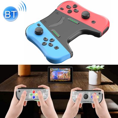 SP-5088ZJ For Switch Joy-con Left and Right Wireless Bluetooth GamePad Game Handle Controller(Red + Blue)