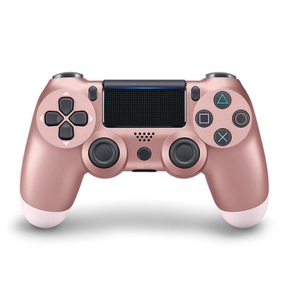 For PS4 Wireless Bluetooth Game Controller Gamepad with Light, US Version(Rose Gold) - Image 2