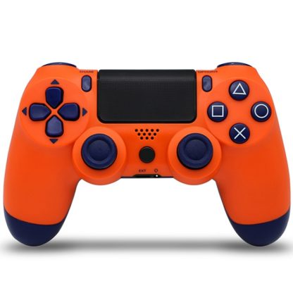 Wireless Bluetooth Game Handle Controller with Lamp for PS4, EU Version(Orange) - Image 2