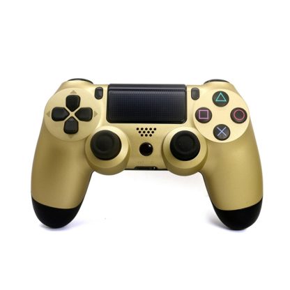 Wireless Bluetooth Game Handle Controller with Lamp for PS4, EU Version(Gold) - Image 2