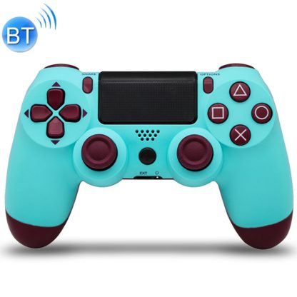 Wireless Bluetooth Game Handle Controller with Lamp for PS4, EU Version(Mint Green)