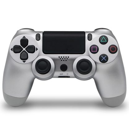 Wireless Bluetooth Game Handle Controller with Lamp for PS4, EU Version(Silver) - Image 2