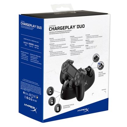 Kingston Chargeplay Duo HX-CPDU-A Gemini Gaming Handle Charger Station for PS4 - Image 3