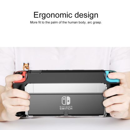 TPU + PC Protective Cover for Nintendo Switch OLED(Black) - Image 2