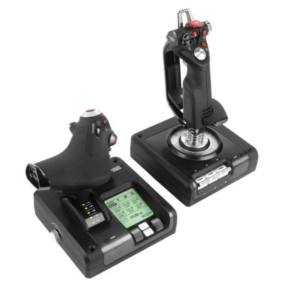 Logitech G Saitek X52 Pro Flight Control Game Throttle Joystick Handle Controller - Image 2