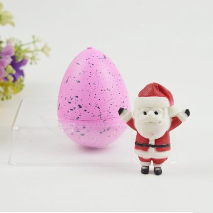 Christmas Santa Claus Easter Eggs Hatching Eggs Expand Toys, Random Color Delivery