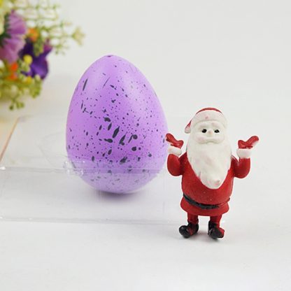 Christmas Santa Claus Easter Eggs Hatching Eggs Expand Toys, Random Color Delivery - Image 2