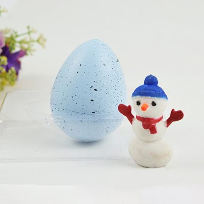 Christmas Santa Claus Easter Eggs Hatching Eggs Expand Toys, Random Color Delivery - Image 3