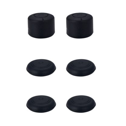 DOBE TNS-877 6 in 1 Silicone Thumb Grips Cap Switch Cover Kits for Nintendo Switch(Black) - Image 2