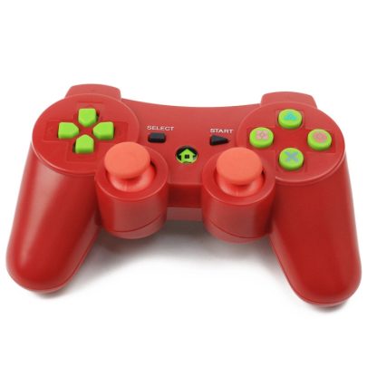 Bending Wireless Bluetooth Game Handle Controller for PS3(Red) - Image 2