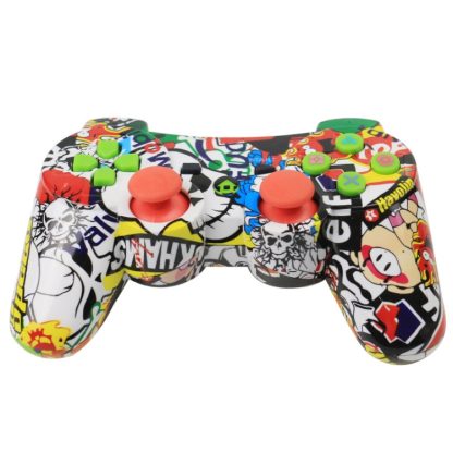 Colorful Bending Wireless Bluetooth Game Handle Controller for PS3 - Image 2