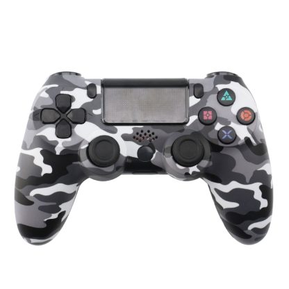 Grey White Camouflage Wireless Bluetooth Game Handle Controller for PS4 - Image 2