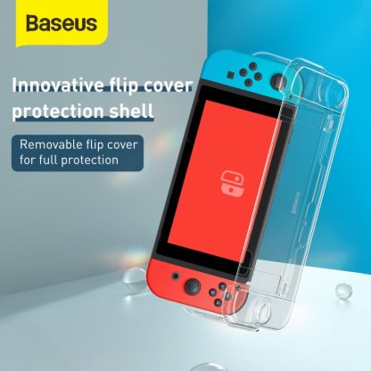 Baseus GS06 For Switch PC 360 Degree Flip Protective Case(Transparent) - Image 3