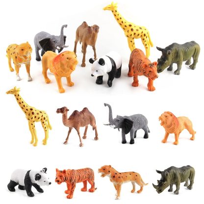 1280-1 8 in 1 Cute Animal Kingdom Decoration Toys Set - Image 3