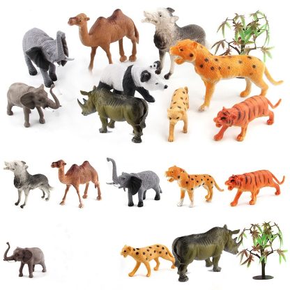 1280-3 10 in 1 Cute Animal Kingdom Decoration Toys Set - Image 3