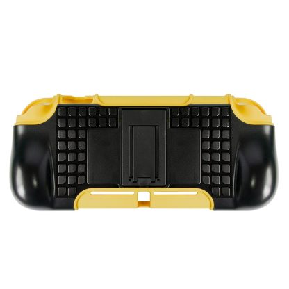 2 In 1 TPU Protective Case with Holder for Switch Lite(Yellow) - Image 3