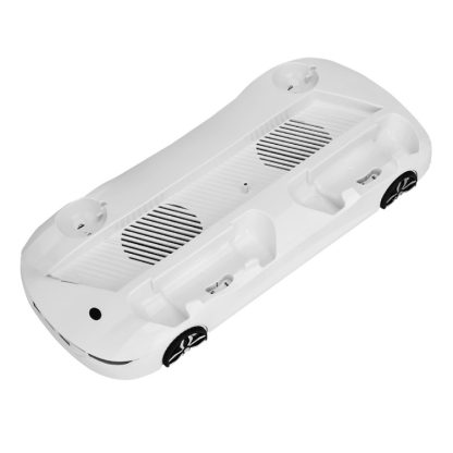 Multi-function Host Machine Dissipate Heat Charging Base Holder for PS4 Pro / Slim(White) - Image 3