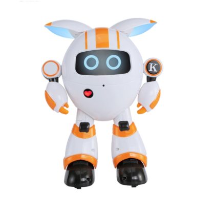 JJR/C R14 Children Intelligent Early Education Robot Learning Story Machine with Remote Control, Support Touch Mode(Oran