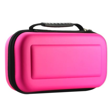 Portable EVA Storage Bag Handbag Protective Box for Nintendo Switch(Pink)