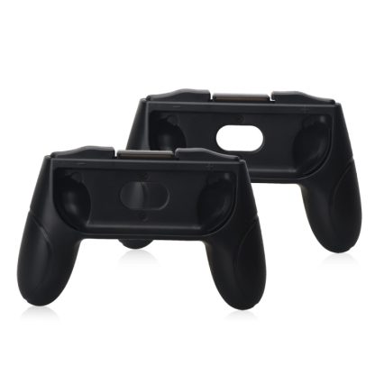 OIVO 2 PCS Left and Right Game Handle Grip Controller for Nintendo Switch Joy-con Grip(Black) - Image 2