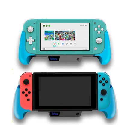 IPLAY Host Charging Grips Stand Shell Cooling Fan for Switch Lite(Blue) - Image 2