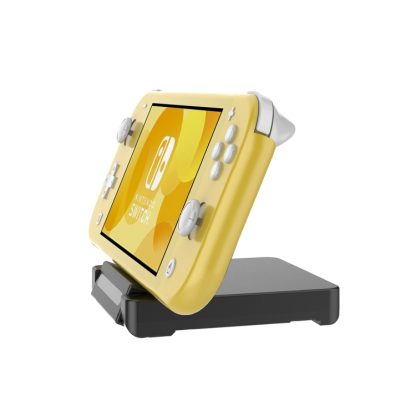 Portable Foldable Charging Charger Base Stand Station for Switch Lite(Yellow) - Image 3