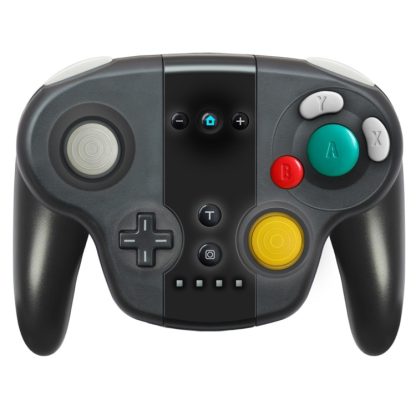 Type-C Port Game Handle Controller for Switch Pro, Support TURBO & NFC Function(Black)